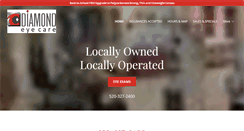 Desktop Screenshot of mydiamondeyecare.com
